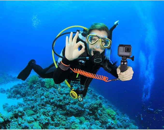 Action Camera Non-Slip Handler Floating Hand Grip Holder Mount | Steel-cored Safety Wrist Strap for GoPro DJI Insta360 Olympus Akaso Underwater Diving Surfing Snorkeling Rafting Kayaking - Image 6