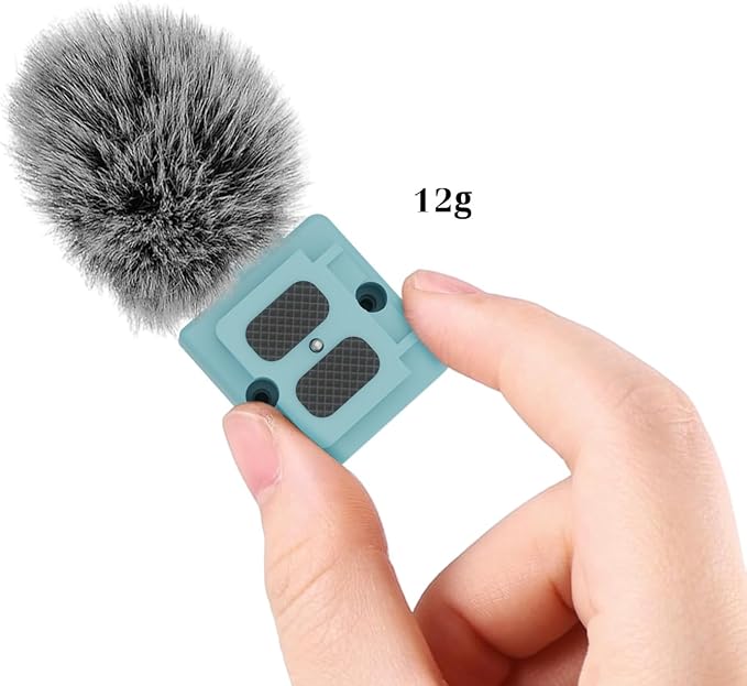 Hot Shoe Adapter Windbreak for Sony ZV-1,ZV-1 II,ZV-1F,ZV-E10,ZV-E1M2/ZV-E1 | Directly triggers flash; works with LED lights and mics,reduces wind noise,weighs only 12g,non-slip build,easy plug-and-play - Image 7