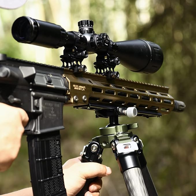 SHINEWEE Arca Dovetail Rail for M-LOK System – Quick-Release Tripod Mount Adapter | Compatible with Arca-Swiss/RRS Standards | Lightweight Aluminum Hunting Accessory | 6-Slot Interface - Image 7