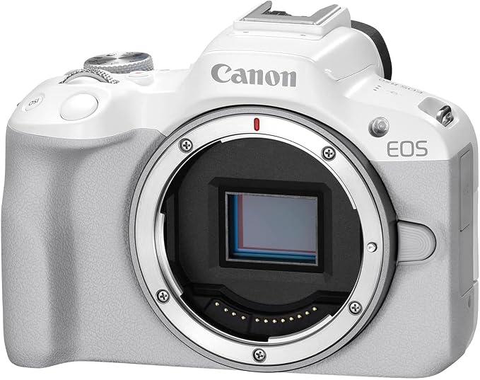 Canon EOS R50 Mirrorless APS-C Interchangeable Lens Camera Body White 5812C002 Bundle with Photography Bag + Photography Protocol Ebook + 2 x Battery + 128GB Memory Card + Accessories Kit - Image 3