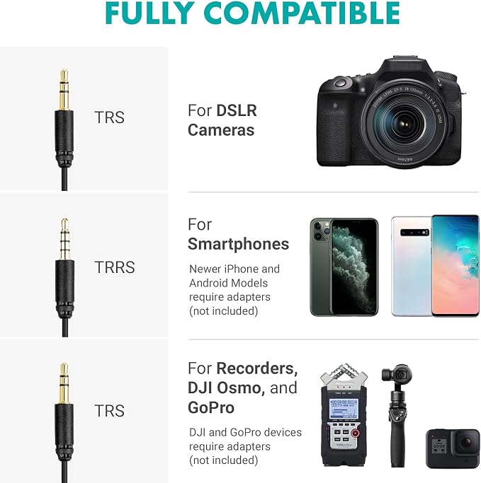 Movo VXR10 Universal Shotgun Mic for Camera | Camera Microphone for DSLR, iPhone, Android - Directional Shotgun Mic for Canon, Nikon, Sony - Vlogging & Video - Image 6