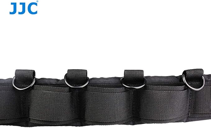 JJC GB-1 Adjustable Photography Utility Belt, Wrist Waistband, Accessory, Speed Belt for Carrying Gear Bag Case, Lens Pouch, Flash Accessories, D-Rings, Breathable 3D Mesh - Image 7