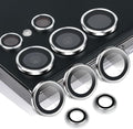 Camera Lens Protector for Samsung Galaxy S24 Ultra, Silver | Tempered Glass, Auto-align Tray, Easy Installation, Case Friendly, Anti-Scratch, HD Clear, Ultra Slim by Rayorcon