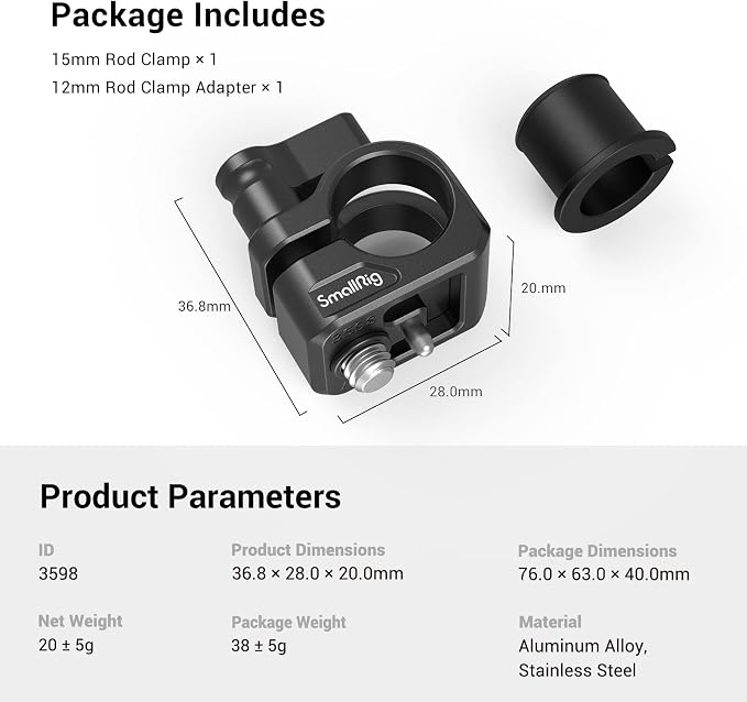 SMALLRIG s | for SmallRig Cage 3440, 3277, 3278,3784 and 3212 - Image 5