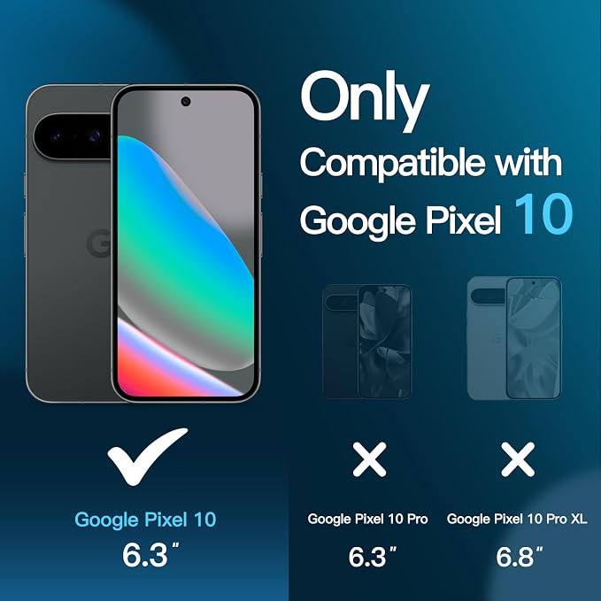 JETech Screen Protector for Google Pixel 10, 2+2 Pack | with Camera Lens Protector, HD Clear Tempered Glass, Anti-Scratch Protection, Easy Installation Tool - Image 2