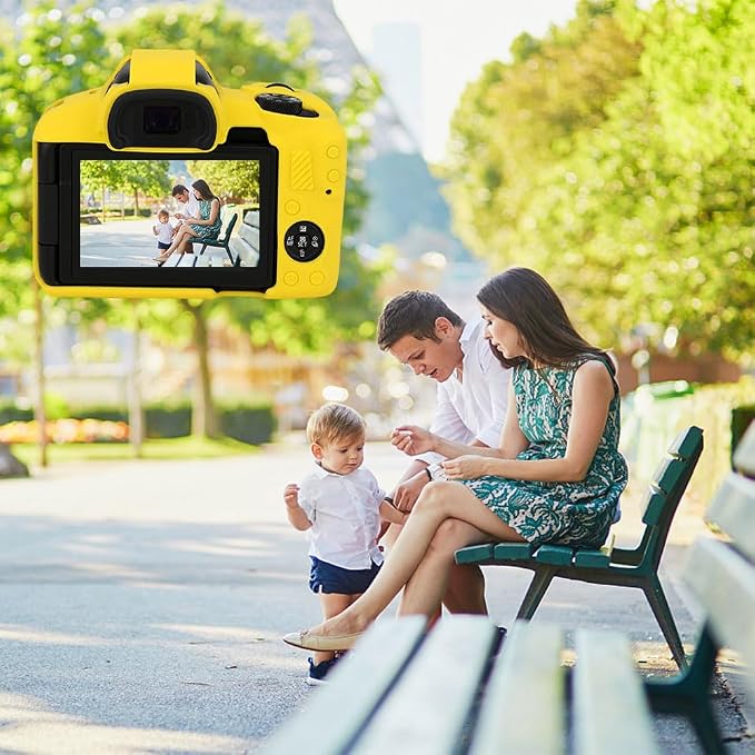 Case for R50, R50 Camera Silicone Protective Case, Lightweight, Anti-Scratch Slim Fit Soft Skin, R50 Accessories - Yellow - Image 5