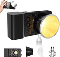 ZHIYUN CINEPEER CX100 100W LED Video Light Portable Photography COB Light | Bi-Color COB Continuous Output Lighting 2700K-6500K for Filmmaking/Live Streaming/Videography/Studio Light for TK YouTube by ZHIYUN