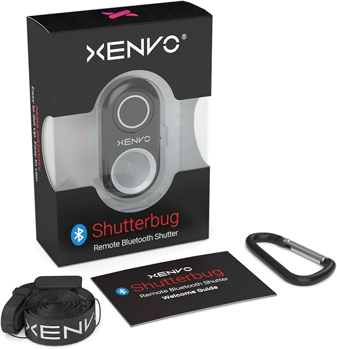 Xenvo Shutterbug - Camera Shutter Remote Control - Bluetooth Wireless Selfie Button Clicker - Compatible with iPhone, iPad, Android, Samsung, and Google Pixel Cell Phones, Smartphones and Tablets - Image 7