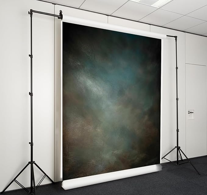 6x9ft Aqua Backdrops Portrait Backdrops for Photography Mottled Photo Background - Image 2