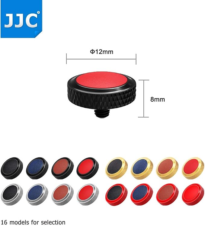 Soft Camera Shutter Release Button Cap for Fujifilm X-T30 III X-M5 X Half X100VI X-T30II X-T20 X-T10 XE5 XE4 X-T4 XT3 XPro3 XPro2 X100V X100F X100T X100S for Sony RX10 IV III RX1RII RX1R RX1 Black+Red - Image 4