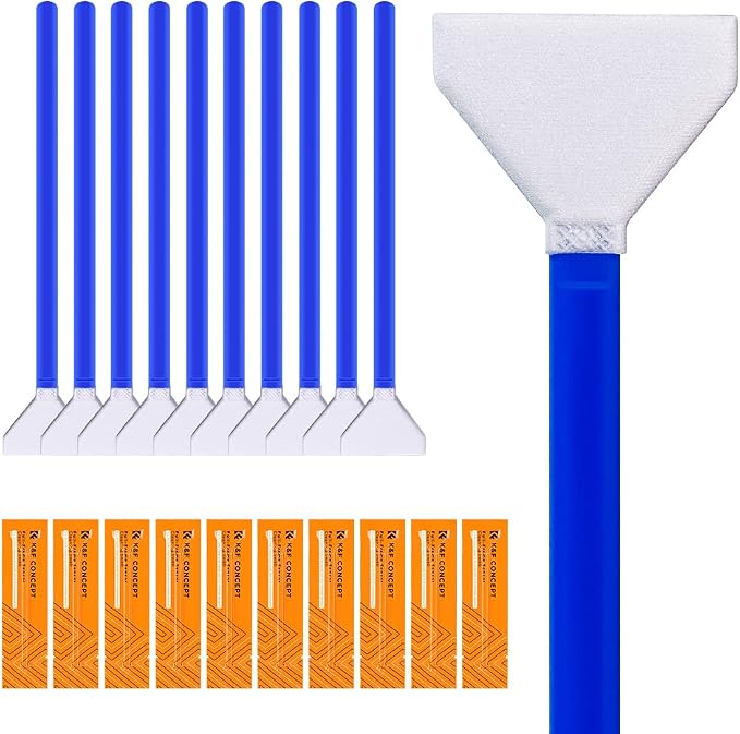 K&F CONCEPT Full-Frame Sensors Cleaning Swabs X20,for DSLR CCD CMOS | 24mm,Vacuum Sealed, Soft and Flexible, Smooth and Lint-Free,Precision Cleaning,for Nikon Sony Canon Camera Clean,MA01 - Image 2