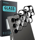 3 Pack Camera Lens Protector for Samsung Galaxy S24 Ultra | Tempered Glass,Anti-Fingerprint,9H Hardness,Scratch Resistant,Easy to Install,Bubble Free,HD Clarity by Unknown