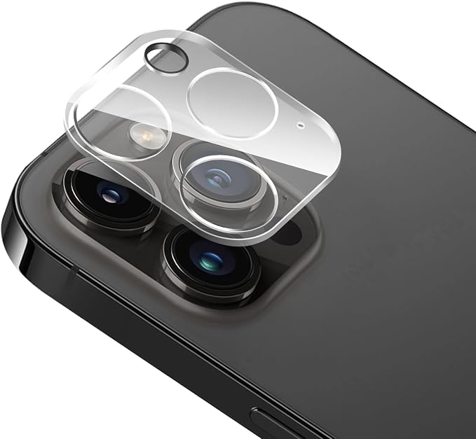 FanTEK Camera Lens Protector Compatible with iPhone 13 Pro / 13 Pro Max, 9H Tempered Glass Camera Screen Cover, Ultra HD Clear Acrylic Full Coverage Guard, Case Friendly by FanTEK