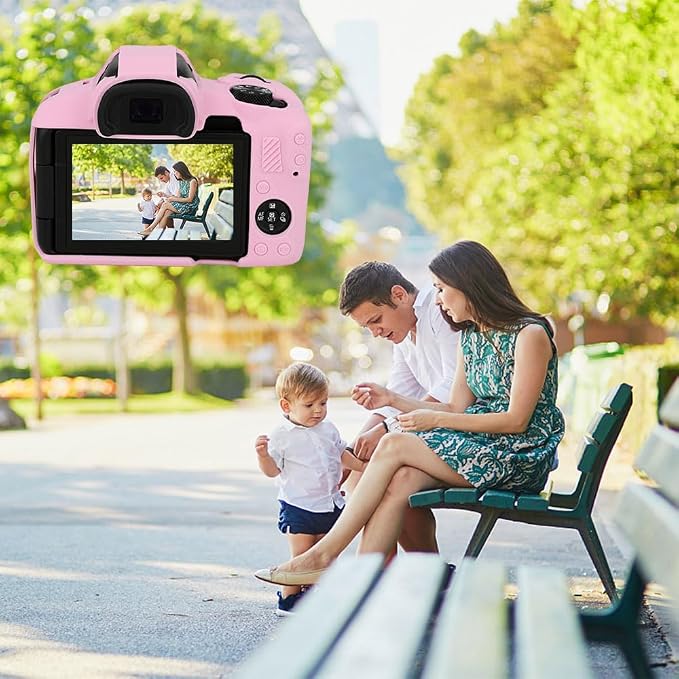 Silicone Protective Case for R50 Camera, Lightweight Anti-Scratch Slim Fit Soft Skin Cover, Pink - Image 5