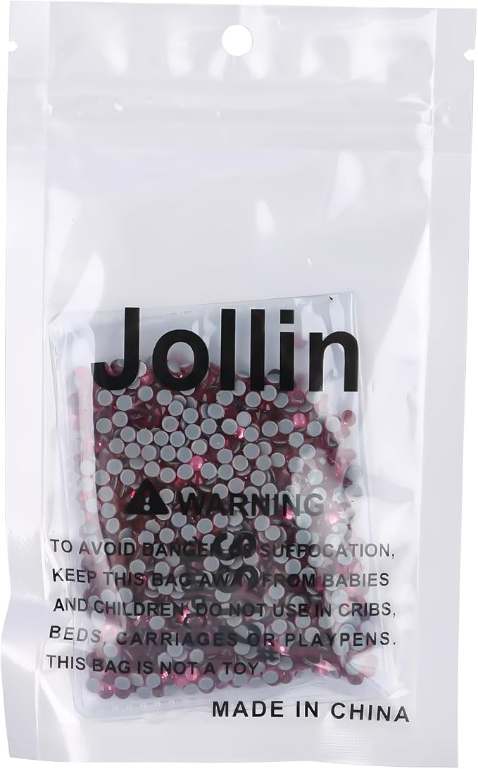 Jollin Hotfix Rhinestones Flatback Crystal Gems 3.2mm SS12, Rose | 1440pcs Hot Fix Crystals Glass Rhinestones for Bedazzling, Crafting, Clothes, Shoes & Accessories DIY Decoration - Image 7