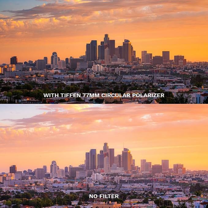 Tiffen 58mm CPL Circular Polarizing Filter Reduce Glare & Reflections | Reveals Details Hidden by Glare, Improves Image Contrast, Increases Color Saturation, Deepens Blue skies, Enhances Clouds - Image 7