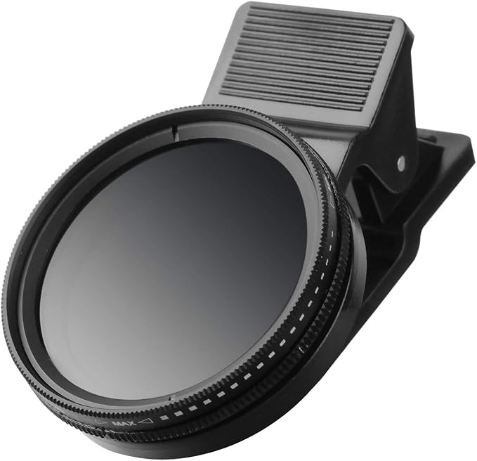 Zomei 4 in 1 Cell Phone Camera Lens Kit, 10X Close Up Macro Lens + Fader ND2-400 Filter + CPL Polarizing Filter with 37mm Clip for iPhone Samsung Android Smartphones - Image 4
