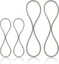 Universal Elastic Bands Replacement, Anti-Aging Rubber Ring for Microphone Shock Mount Holder Clamp Clip, Set of 4 (Gray) by Boseen