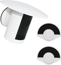 2Pack Sun Rain Shade Camera Cover Compatible with Ring Outdoor Cam Plus,Outdoor Camera Shield Cover Weatherproof,UV and Rain Resistant Shade,Anti Glare,Easy to Install - White by VVHOOY