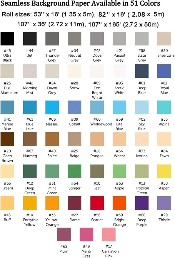 Huamei Seamless Photography Background Paper, Purple Photo Backdrop Paper 53 Inches Wide x 16 Feet, (4.4x16 Feet) (Thistle) - Image 6