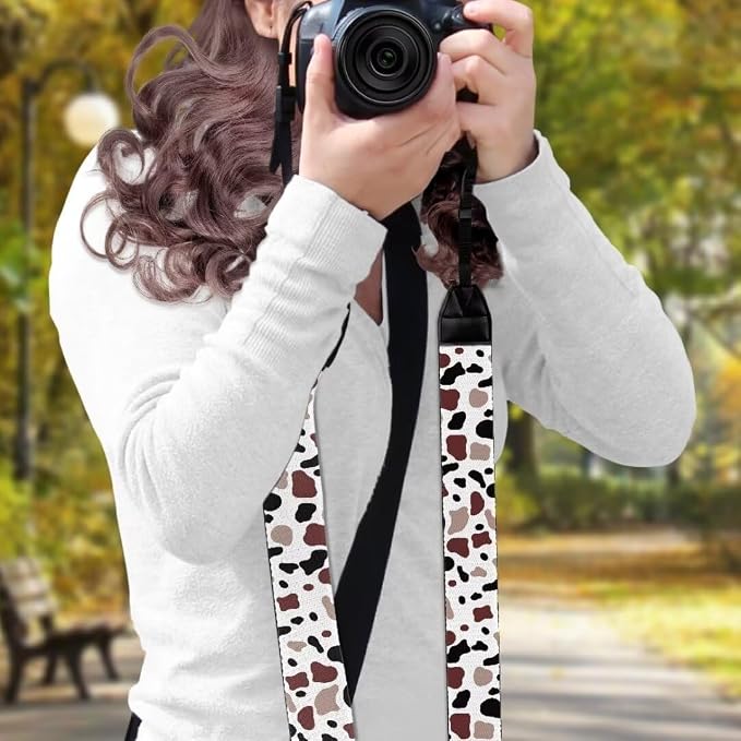 Coldinair Black Adjustable Camera Strap Universal Neck & Shoulder Soft Padded Strap for All DSLR Cameras,Binoculars - Image 3