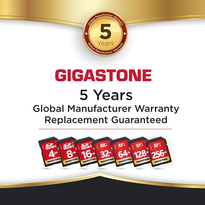 GIGASTONE 128GB SD Card 10-Pack UHS-I U1 Class 10 SDXC Memory Card Full HD Video for Digital Camera, Speed up to 80MB/s, Full-Sized SD Card, with 10 mini Cases - Image 8