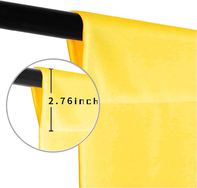 Yellow Photo Backdrop for Photoshoot Background Photography 10x10ft | Polyester, Portrait Studio Photographic, Streaming Video Shooting - Image 5