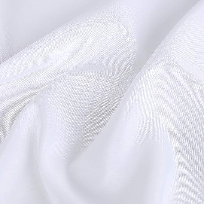 GFCC 8FTx10FT White Backdrop Background for Photography Photoshoot | Non-Reflective, Polyester Curtain, Easy Hang, Multipurpose Screen for Studio Photo Booth, Video Recording, Portrait, Party - Image 6