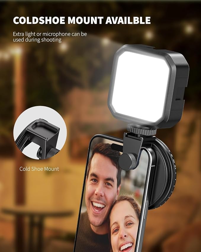 72mm Phone Filter Mount Lens ND Filter Adapter with Cold Shoe Mount, Compatible with 72mm Round Camera Filters, Compatible with iPhone 17 16 15 14 13 12 11 10 Pro Max Plus Samsung Galaxy S24 Ultra - Image 6