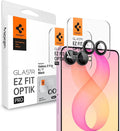 Spigen Camera Lens Protector for Galaxy Z Flip 8 / Galaxy Z Flip 7-2 Pack | GlasTR EZ Fit Optik Pro, 9H+ Tempered glass, Scratch resistant, Original photo quality, Auto-align tray, Case-friendly -Black by Unknown