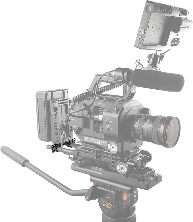 SMALLRIG Super Lightweight 15mm Railblock, Rod Clamp with 1/4''-20 Thread | Pack of 2, for Sony for Canon and DSLR Camera Rig 15mm Shoulder Support Rail System - Image 9