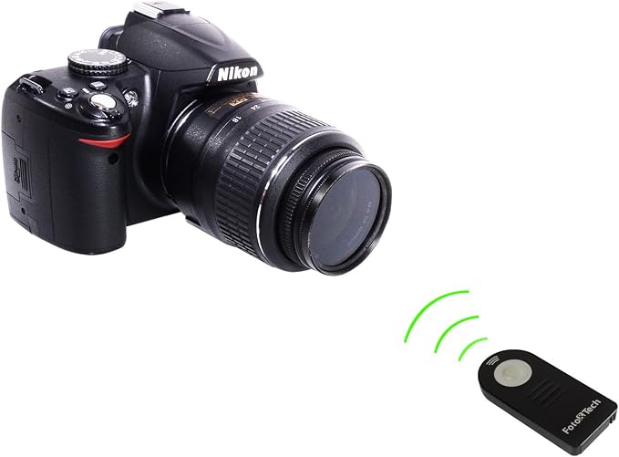 Foto&Tech FTML-L3 Wless Rmote Control Compatible with Nkon D7500 D750 D3400 D3300 D3200 D5500 D5300 D5200 D5100 D7200 D7100 D7000 D610 D600 D60 D70 D80 COOLPIX P900 P7800 P7700 A/1 J1 (1 Piece) - Image 5