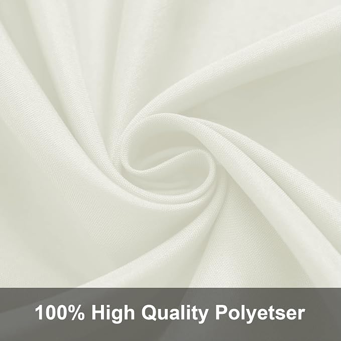 Joccun 7X10FT Ivory Backdrop Background for Photography,Polyester Backdrop Curtain Background Screen for Photography,Photoshoot,Video Recording,Studio(7X10ft,Ivory) - Image 3