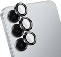 Camera Lens Protector for Samsung Galaxy S25 Plus,1 Pack | Tempered Metal Glass Camera Cover Film,HD Clear,Anti-Scratch Lens Screen Protector Film,Case Friendly,Black Titanium by Unknown