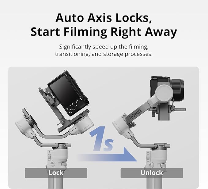 DJI RS 4 Mini Combo, Gimbal Stabilizer, Canon/Sony/Nikon/Fujifilm | Intelligent Tracking Module, Briefcase Handle, 3rd-Gen Native Vertical Shooting, Teflon Enhanced Balancing - Image 2