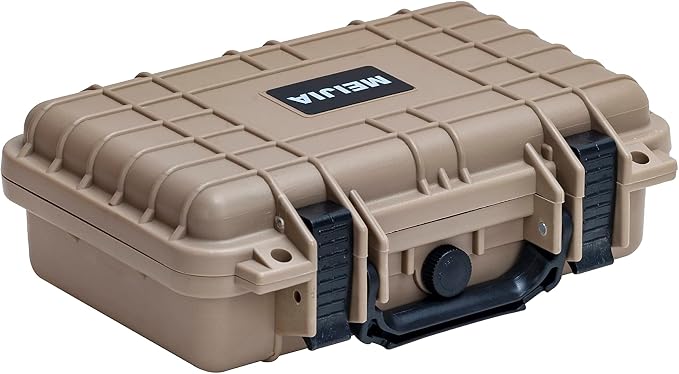 MEIJIA Portable All Weather Waterproof Protective Hard Case, Small Camera Case,Dry Case with Customizable Foam,Fit Use of Drones, Camera,Equipments, 11.65 ”x8.35”x3.78” by MEIJIA