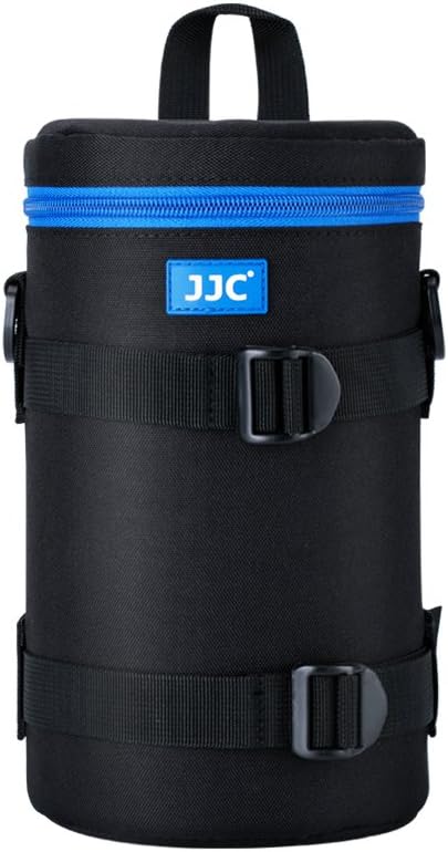 JJC Deluxe Lens Case Pouch Bag for Camera Lens Below 4.3" x 8.8"(D x L) | for Canon EF 100-400mm f4.5-5.6L IS USM/EF 70-200mm f2.8L, RF 600mm f11, Nikon AF 80-200mm f2.8D/AF-S 70-200mm f2.8G Lens by JJC