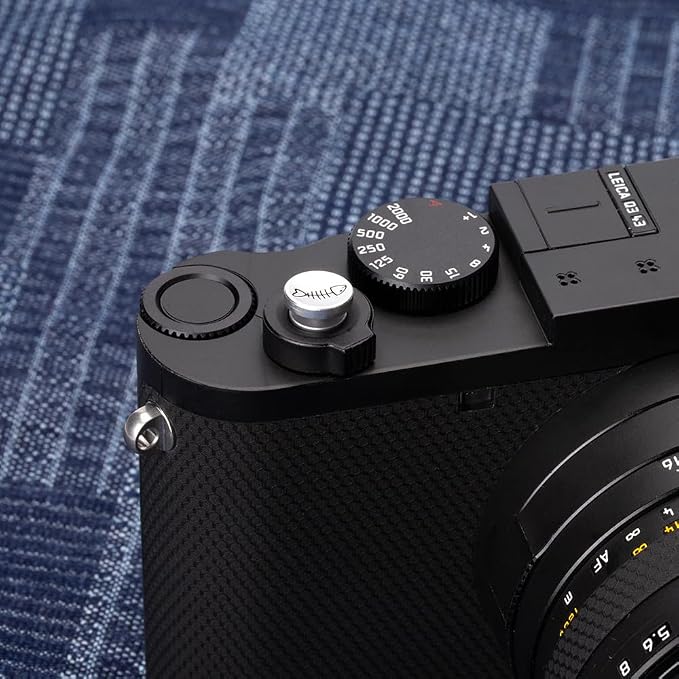 Camera Shutter Button Compatible with FUJIFILM X-T5 X-T4 X-T20 X-T30 X-T200 X-PRO2 ，,Soft Release Button for laica M9 (Fish Bone) - Image 4