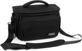 Cwatcun Large Camera Sling Bag, Crossbody Case with Rain Cover | Fits 1DSLR+2 lenses+9.6" iPad+tripod. 18mm EPE foam, Tripodholder included, adj strap 16.9-29.5", luggage strap. by FocusonCameraBag