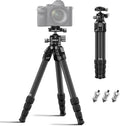 SIRUI AM-224S+G0 Carbon Fiber Mini Tripod, G0 Low Profile Ball Head | 31.5" Height, Lightweight, Metal Spikes, Tabletop, Macro Photography, Travel, Vlogging, DSLR, Mirrorless Camera by SIRUI