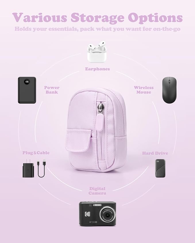 Soft Camera Case for Digital Camera KODAK PIXPRO FZ55/ FZ45/CAMKORY DC403 | Travel Camera Pouch, Carry Case Bag Cute Small - Image 5