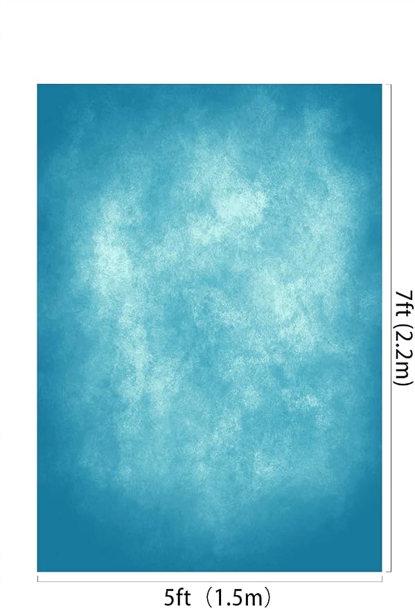 Kate 1.5x2.2m Blue Portrait Backdrops Abstract Blue Photography Backgrounds Vintage Backdrops - Image 2
