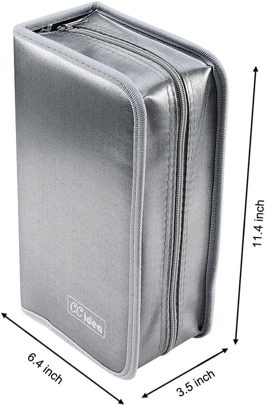 CCidea CD Case DVD Storage Holder, 128 Capacity DVD Cases Organizer CD Plastic Protective Carrying Binder,Portable Cd Wallet for Home Travel (Gray) - Image 3