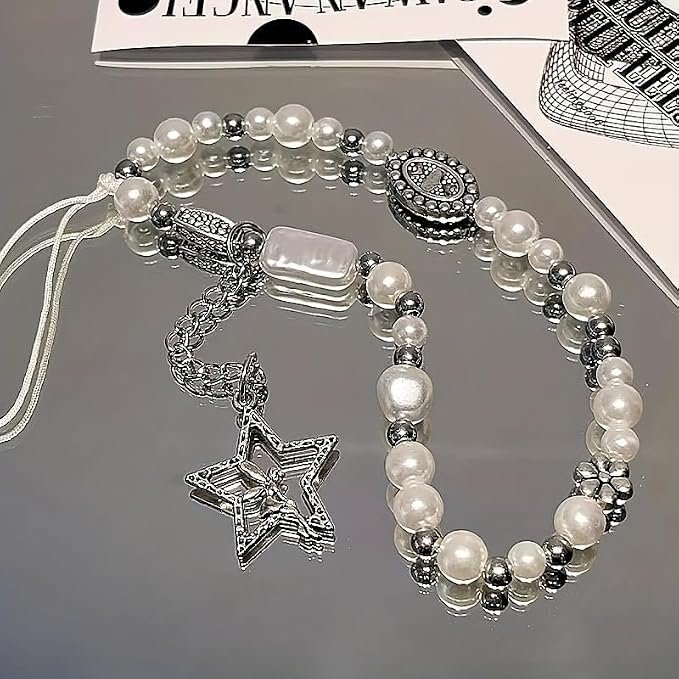 Beaded Camera Wrist Strap Cute Digital Camera Charm Lanyard, Phone Wristlet Charms, Phone Chain for Camera - Image 6