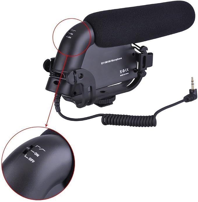 Boya BY-VM190 Professional Directional Video Condenser Shotgun Microphone for Canon Sony Pentax DSLR Camera Camcorder DV - Image 5