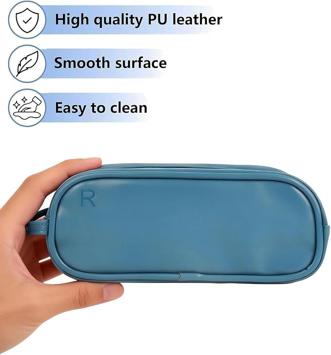Daily Contact Lens Organizer case,Portable Storage Case for Disposable Daily Contact Lenses, Travel Storage Case with Clearly Labeled R & L, Storage up to 60 lenses (Navy Blue) - Image 5
