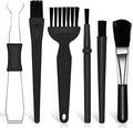6PCS Keyboard Brush Cleaner Kit with Keycap Puller & Switch Puller, PP Handle Nylon Small Space Dust Removal Anti Static Brush for Computer Keyboard Electrical Appliance Seam Motherboard Camera by Unknown