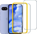 ivoler Screen Protector for Google Pixel 9a Tempered Glass 2-Pack | with [Easy Installation Frame], Anti-Scratch Case Friendly Clear HD Film for Pixel 9a 6.3 inch by iVoler