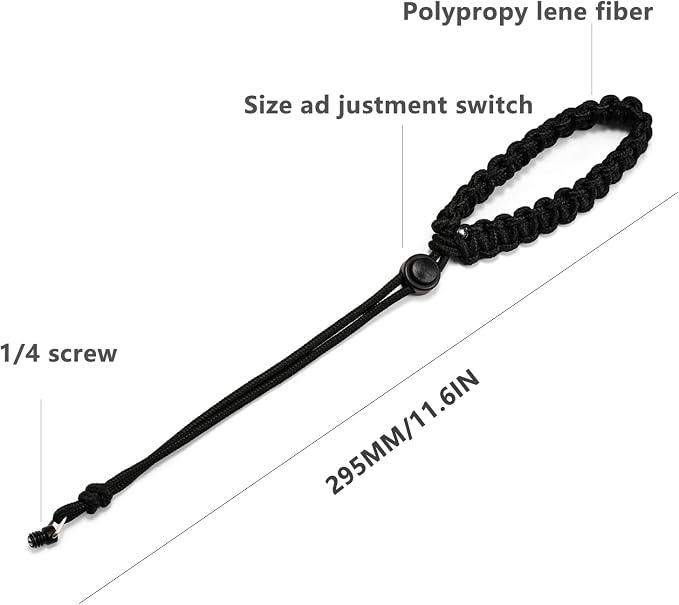 Camera Wrist Strap, Adjustable Anti-Drop Nylon Hand Rope with 1/4-20 Screw for GOPRO Insta360 DJI - Image 9