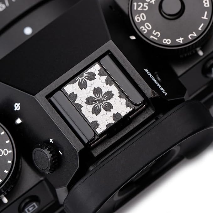 Camera Metal Hot Shoe Cover Shutter Buttons Protector for Fuji X100VI X100V X-T4 X-T3 XPRO3 XPRO2 for ZF Z5 Z6 Z6II (Black-Hot Shoe Cover) - Image 4